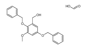 formic acid,[3-methoxy-2,5-bis(phenylmethoxy)phenyl]methanol Structure