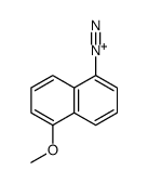 5-methoxynaphthalene-1-diazonium结构式