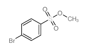 Benzenesulfonic acid,4-bromo-, methyl ester structure