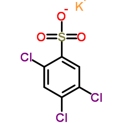 2,4,5-三氯苯磺酸钾结构式