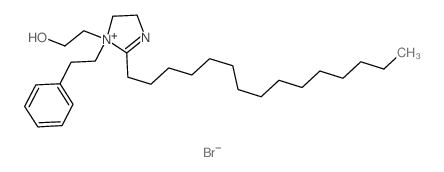 2-(2-pentadecyl-1-phenethyl-4,5-dihydroimidazol-1-yl)ethanol Structure