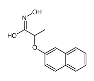 N-hydroxy-2-naphthalen-2-yloxypropanamide Structure