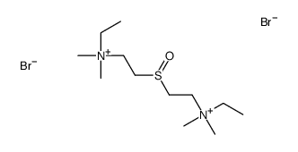 ethyl-[2-[2-[ethyl(dimethyl)azaniumyl]ethylsulfinyl]ethyl]-dimethylazanium,dibromide结构式