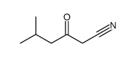 5-methyl-3-oxohexanenitrile Structure