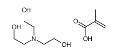 methacrylic acid, compound with 2,2',2''-nitrilotriethanol (1:1) Structure