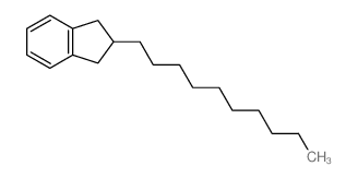 1-(2,3-dihydro-1H-inden-2-yl)decane结构式