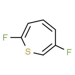 Thiepin, 2,6-difluoro- (9CI) structure