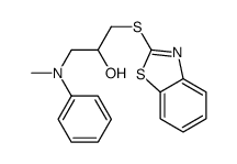 1-(1,3-benzothiazol-2-ylsulfanyl)-3-(N-methylanilino)propan-2-ol Structure