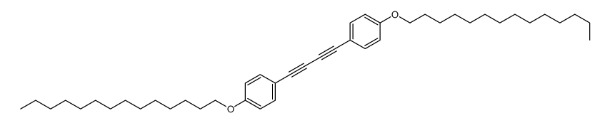 1-tetradecoxy-4-[4-(4-tetradecoxyphenyl)buta-1,3-diynyl]benzene Structure