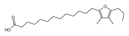 13-(3,4-dimethyl-5-propylfuran-2-yl)tridecanoic acid Structure