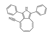 1,3-diphenyl-2H-cycloocta[c]pyrrole-4-carbonitrile结构式