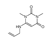 1,3-dimethyl-6-(prop-2-enylamino)pyrimidine-2,4-dione Structure