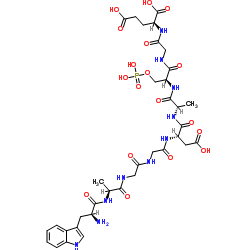 Delta (Phospho) Sleep Inducing Peptide结构式