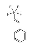 tetrafluoro(2-phenylethenyl)-λ5-phosphane Structure