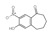 10-hydroxy-9-nitro-bicyclo[5.4.0]undeca-7,9,11-trien-6-one Structure