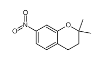 7-nitro-2,2-dimethyl-3,4-dihydro-2H-1-benzopyran结构式