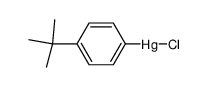 1-chloromercurio(4-tert-butylbenzene) Structure