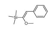 (E)-1-methoxy-2-phenyl-1-trimethylsilylethene Structure