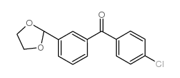 4'-CHLORO-3-(1,3-DIOXOLAN-2-YL)BENZOPHENONE图片