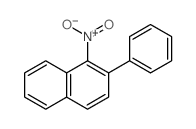 Naphthalene,1-nitro-2-phenyl-结构式