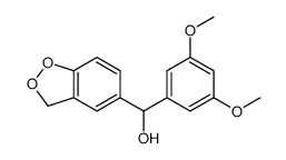 (BENZODIOXOL-5-YL)(3,5-DIMETHOXYPHENYL)METHANOL Structure