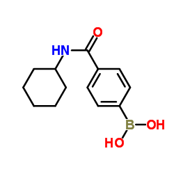 (4-(环己基氨基甲酰基)苯基)硼酸图片