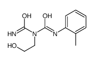 1-carbamoyl-1-(2-hydroxyethyl)-3-(2-methylphenyl)urea Structure