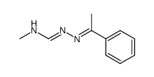 N-methyl-N'-(1-phenylethylidene)formohydrazonamide Structure