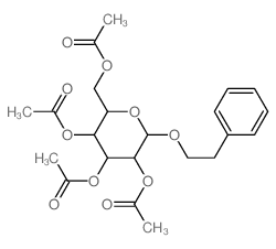 b-D-Glucopyranoside, 2-phenylethyl, 2,3,4,6-tetraacetate picture