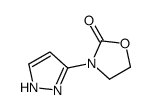 2-Oxazolidinone,3-(1H-pyrazol-3-yl)-(9CI) structure