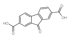 9-芴酮-2,7-二羧酸结构式