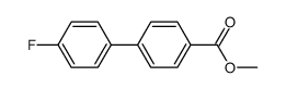 Methyl 4'-fluorobiphenyl-4-carboxylate结构式