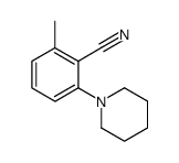 Benzonitrile, 2-methyl-6-(1-piperidinyl)- (9CI) Structure