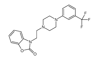 3-[2-[4-[3-(trifluoromethyl)phenyl]piperazin-1-yl]ethyl]benzooxazol-2- one Structure