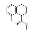 methyl 8-methyl-1,2,3,4-tetrahydro-1-naphthoate结构式