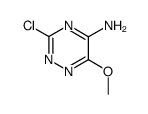 1,2,4-Triazin-5-amine,3-chloro-6-methoxy-结构式