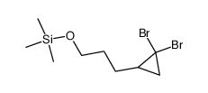 1,1-dibromo-2-[3-(trimethylsiloxy)propyl]cyclopropane Structure