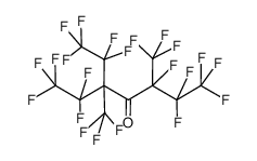 perfluoro-3,5-dimethyl-3-ethylheptan-4-one结构式