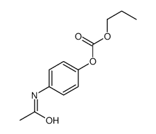 (4-acetamidophenyl) propyl carbonate Structure