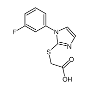 [[1-(3-FLUOROPHENYL)-1H-IMIDAZOL-2-YL]THIO]ACETIC ACID图片