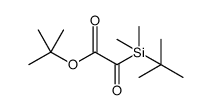 Acetic acid, 2-[(1,1-dimethylethyl)dimethylsilyl]-2-oxo-, 1,1-dimethylethyl ester图片