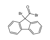 9-bromo-fluorene-9-carbonyl bromide Structure