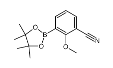 Benzonitrile, 2-methoxy-3-(4,4,5,5-tetramethyl-1,3,2-dioxaborolan-2-yl) picture