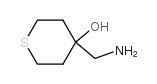 4-(Aminomethyl)tetrahydro-2H-thiopyran-4-ol Structure