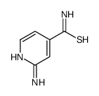 2-Aminopyridine-4-carbothioamide结构式