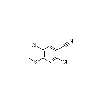 2,5-Dichloro-4-methyl-6-(methylthio)nicotinonitrile picture