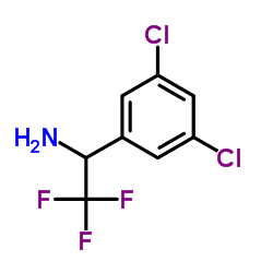 1-(3,5-Dichlorophenyl)-2,2,2-trifluoroethanamine structure