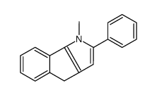 1-methyl-2-phenyl-4H-indeno[1,2-b]pyrrole Structure