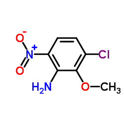 3-Chloro-2-methoxy-6-nitroaniline Structure