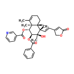 Scutebarbatine B structure